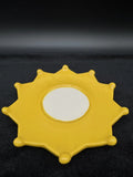Vintage Yellow Decorative Ceramic Bowl Sunflower Sunflower