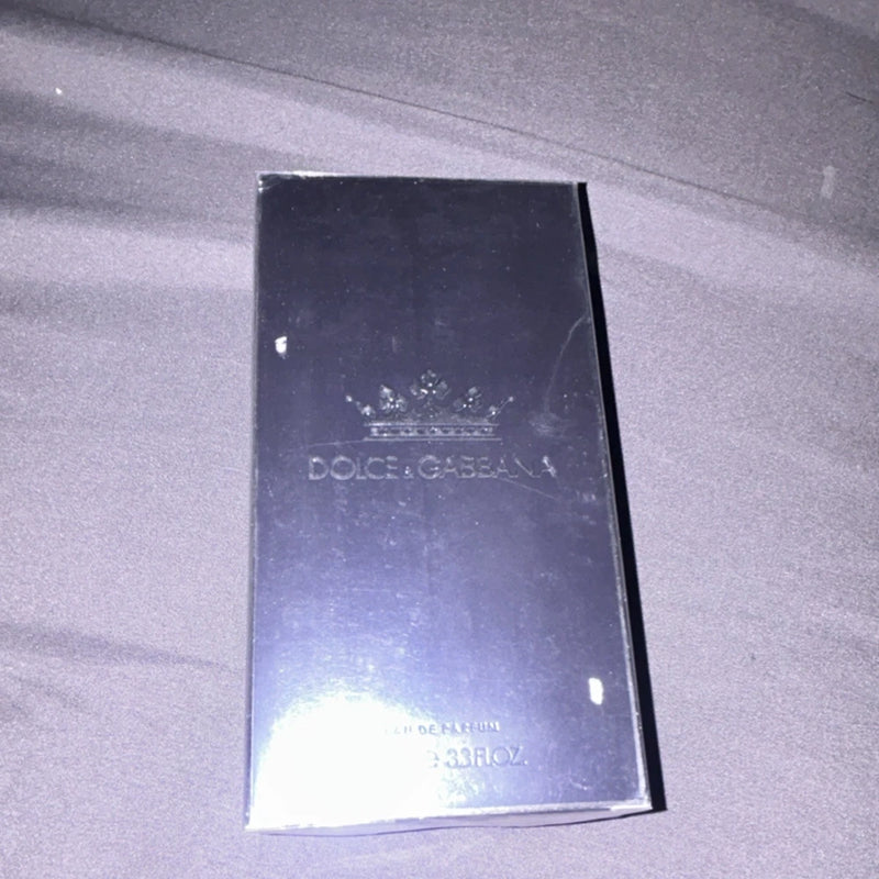Dolce&Gabbana K EDP box, dark blue with gold logo