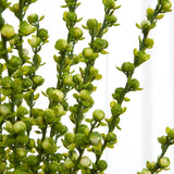 Packs of 6 Cream and Green Artificial Berry 25" Floral Sprays Green Plant
