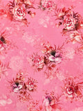 Floral Cotton Lawn Rose   Digitally Printed Imported Japan  By the Yard Flowering Plants