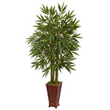 Nearly Natural 5822 N/A 5Bamboo Artificial Tree in Planter, Green Green Plant