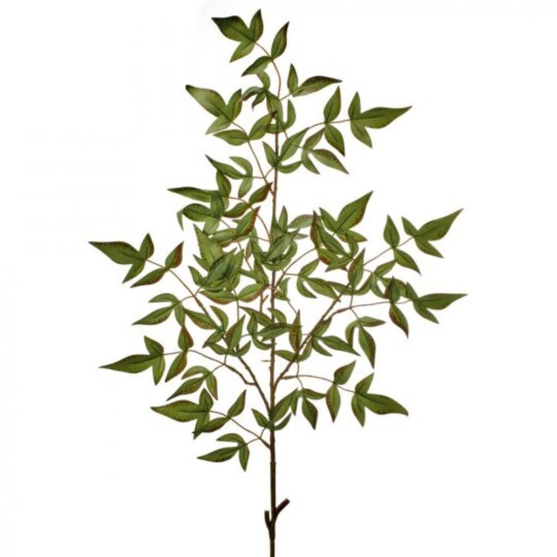 Green And Brown Nandina Spray Faux Plants And Trees Green Plant