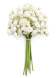 Ling's moment Ranunculus Artificial Flower, Faux Silk Mini Ranunculus Flowers fo Ranunculus