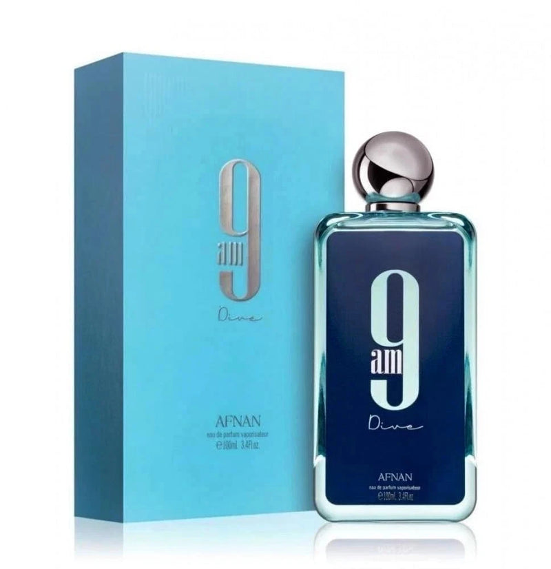 9AM Dive by Afna‡n Eau de Parfum Spray Unisex, 3.4 Oz / 100ml (BEST CHOICE) EDP