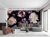 3D Baroque Peony Flower Self-adhesive Removable Wallpaper Murals Wall 238 Peony