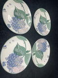 4 Sango Southampton Saucers Hydrangea Flowers Larry Laslo Collection Hydrangea