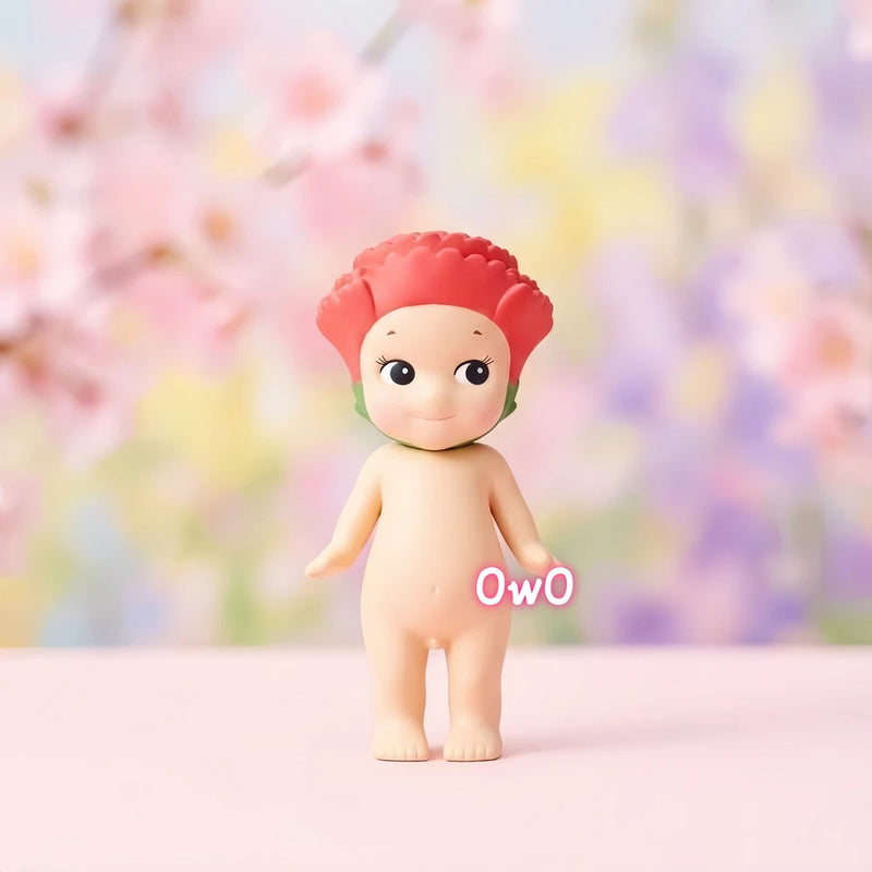 Sonny Angel Flower Series New Ver Carnation Figure Pink Cute Sweet Toy 2019 Carnation