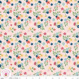 Riley Blake SEW MUCH FUN 12456P  Pink Multi Floral Quilt Fabric Flowering Plants
