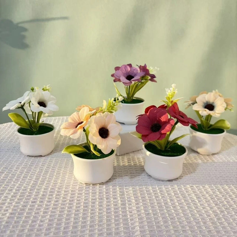 Tabletop Decor Artificial Sunflower Sunflower Bouquet Plastic Components Sunflower