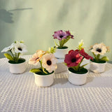 Tabletop Decor Artificial Sunflower Sunflower Bouquet Plastic Components Sunflower