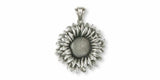 Sunflower Pendant Jewelry Sterling Silver Handmade Flower Pendant SF3-P Sunflower