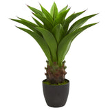 Nearly Natural 30Ó Agave Artificial Silk Plant Home Decor Realistic Centerpiece Green Plant