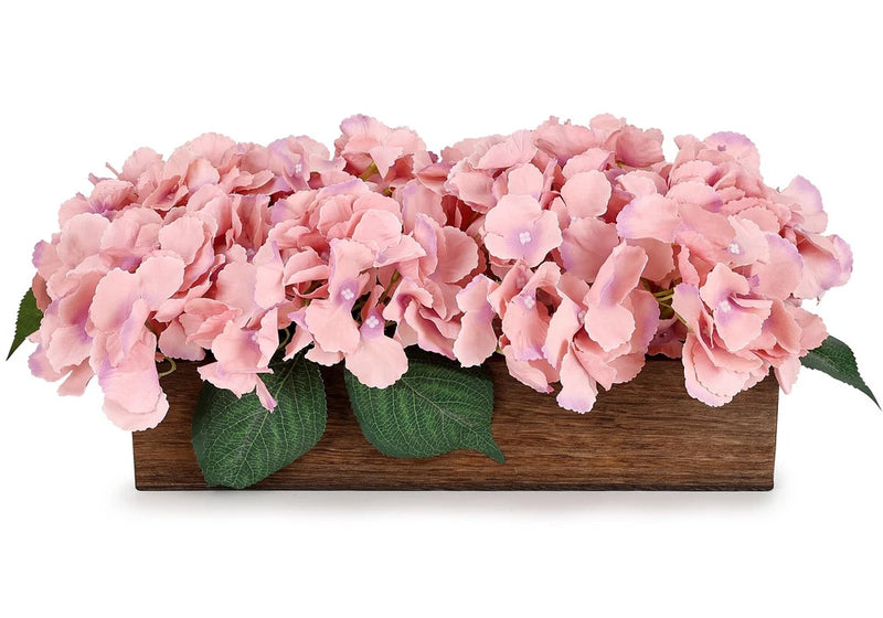 Spring Flower Table Centerpiece, Fake Hydrangea Arrangements Centerpieces Art... Hydrangea