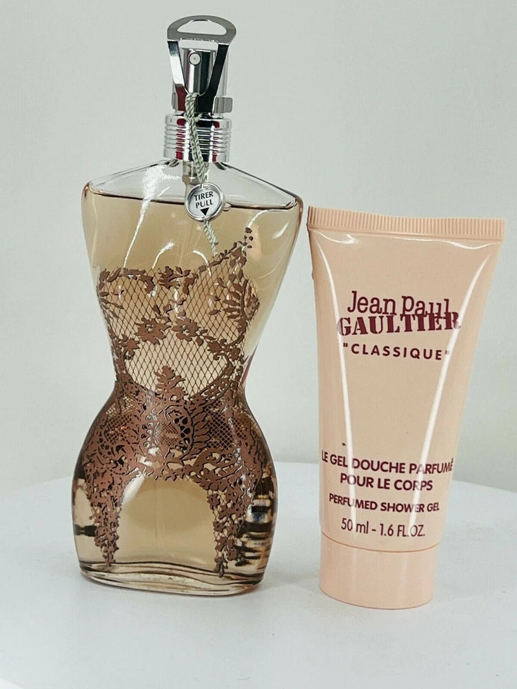 Jean Paul Gaultier CLASSIQUE EDP (3.3oz) Spray & Shower Gel(1.6oz) Duo NW-O BOX EDP