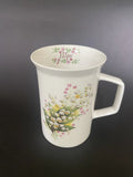 Royal Staffordshire Bone China Mug Flower Of May Lily Of The Valley Lily