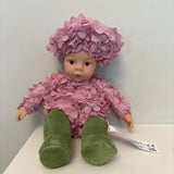 Anne Geddes Hydrangiss Pink Hydrangea flower  Doll 9_ Bean filled Hydrangea
