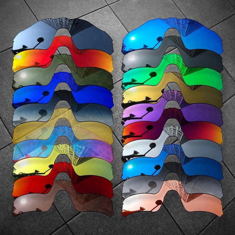 Oakley Radar EV Path polarized replacement lenses, anti-scratch multi-color set