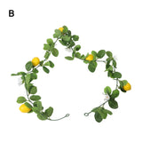 Realistic Green Lemon Vine 200cm Decorative Plant for Air Conditioning Ducts Green Plant