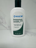 Major Ammonium Lactate 12% Hand and Body Moisturizing Lotion Fragrance Free 14oz Bouquet
