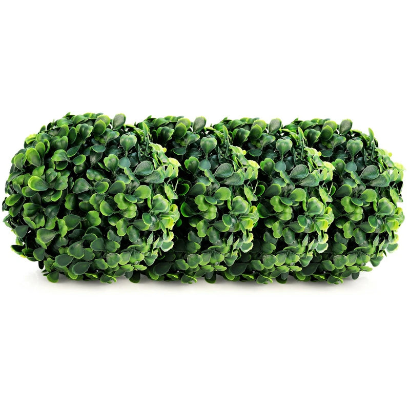 Topiary Balls Artificial Plants Boxwood Green Outdoor DŽcor Set of 4 5.5 inches Green Plant