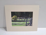 Photograph Of A Wooden Fence Surrounding A Hydrangea Bush By Brad Towne Hydrangea