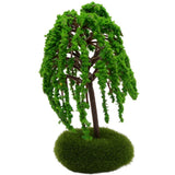 Miniature Green Plastic Trees for Architectural Dioramas and Model Displays Green Plant