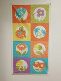 Lovely By Sandy Gervais * MODA * 17570 Panel * NEW * QUALITY COTTON * 2/3 Yard Flowering Plants