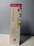 ANDALOU NATURALS 1000 Roses CC Color + Correct Sheer Beige SPF 30, 2 Fl Oz NIB Roses