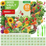 55 Vegetable Seeds Variety Pack - 39,000+ Heirloom Seeds for Planting Vegetab... Garden Plants