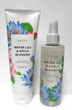 Avon WATER LILY & APPLE BLOSSOM BODY CREAM & BODY MIST ~ SEALED ~ NEXT DAY SHIP! Lily