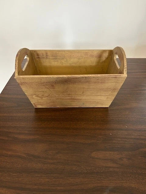 Wooden Home & Garden Gift Plant/Flower box w/handles Garden Plants
