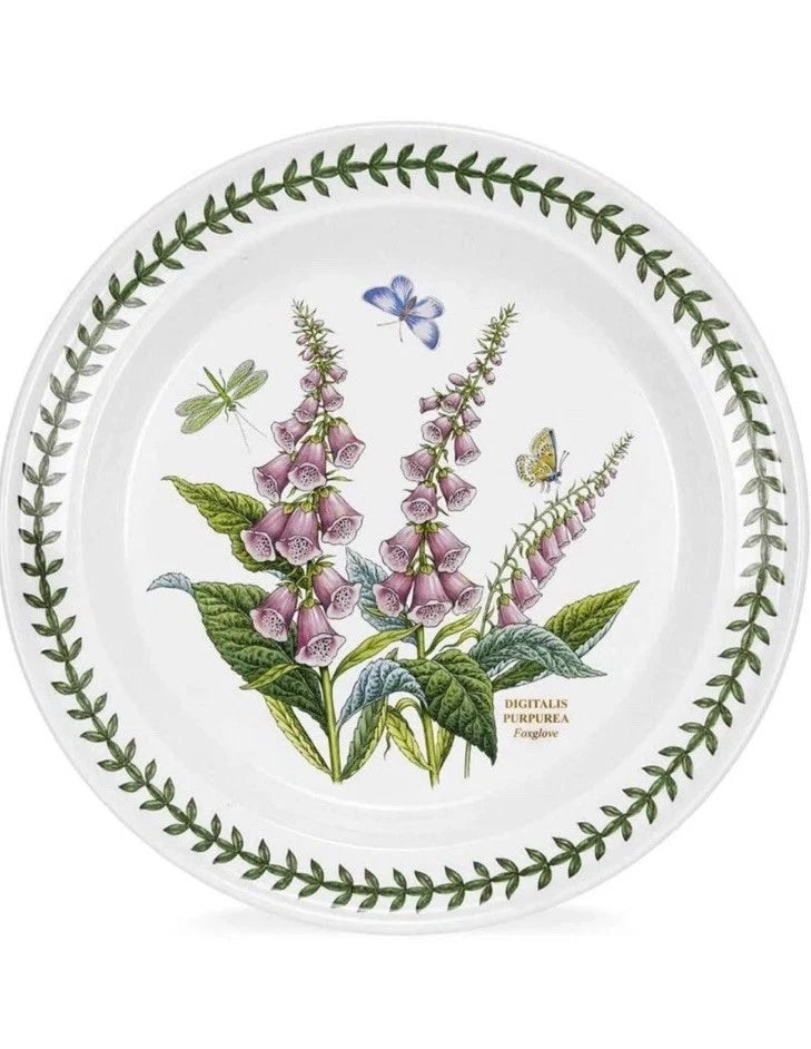 New Portmeirion Botanic Garden 10.5 Inch Dinner plates in  6 different Motif Hydrangea
