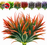 8 Pcs Outdoor Fake UV Resistant Artificial Tall Grass Faux Tropical Flowers Bu Flowering Plants