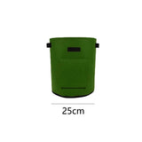 Green 4gal Felt Non Woven Fabric Garden Grow Bags for Vegetable Potato Breeding Garden Plants