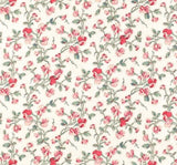SOANE BRITAIN FABRIC 'SWEAT PEA - PINK' 2 METRES (200cm) - GLAZED LINEN Flowering Plants