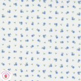 Moda PEACHY KEEN 29175 21 White Blue Floral COREY YODER Quilt Fabric Flowering Plants