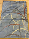 Obi Obi pampas grass pattern blue gray Pampas Grass