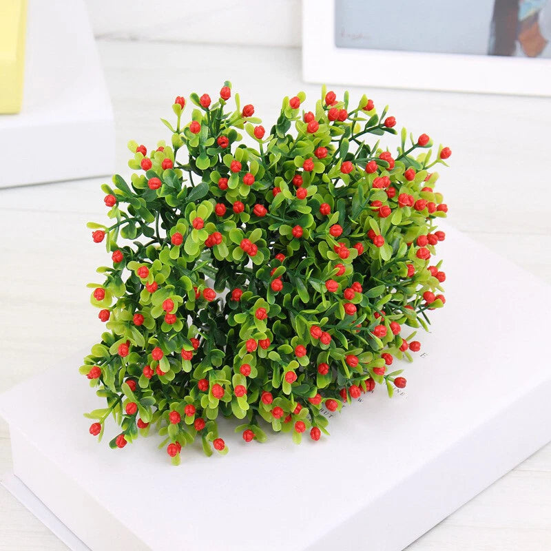 Home & Garden DIY Flower Miniature Plant Milan Artificial Fake Plant Green Green Plant
