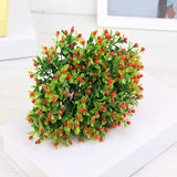 Home & Garden DIY Flower Miniature Plant Milan Artificial Fake Plant Green Green Plant