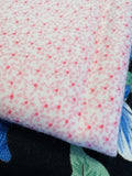 VTG TINY Ditsy Pink on PINK Florals COTTON FABRIC Dolly Quilt Baby Crafts BTHY Flowering Plants