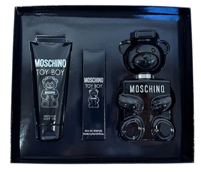 Moschino Toy Boy Eau de Parfum Spray 3.4oz Body Gel 3.4oz Mini 0.33oz Men EDP