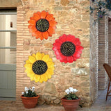 Handcrafted Wrought Iron Flower Wall Ornament Make Your Space Stand Out Sunflower