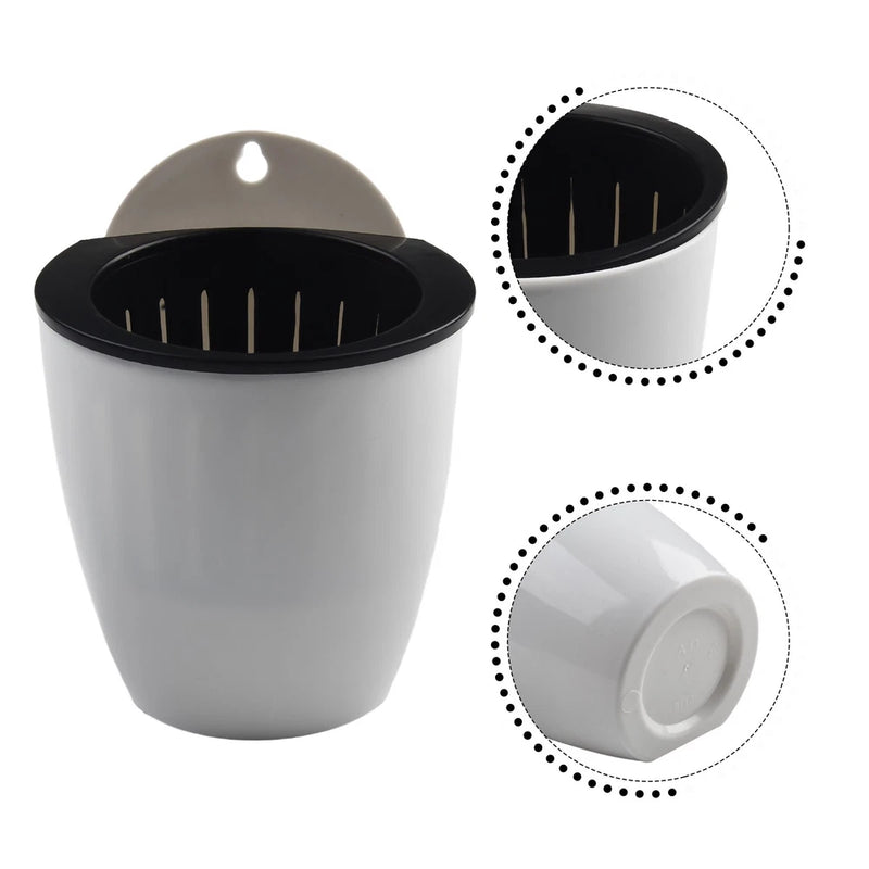 Flower Pot Water-absorbing Balcony Decor Garden Hanging Indoor Plastic Garden Plants