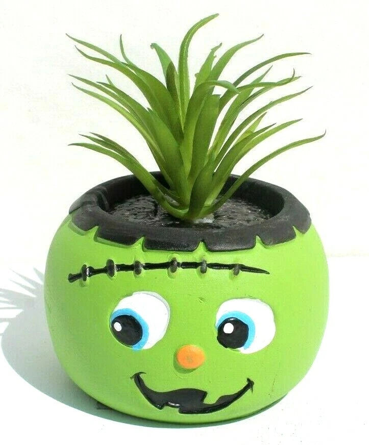 Baby Frankenstein Succulent Planter Small Plant Pot Home Garden Decor NEW Garden Plants