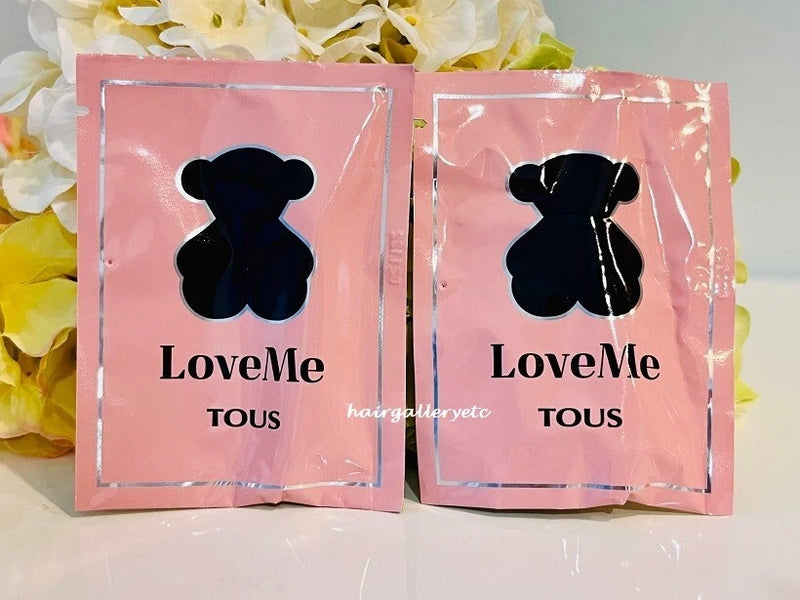 2 Tous Love Me Onyx Parfum 0.05 oz / 1.5 ml Sample Spray Vial Brand New & Fresh EDP