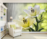 3D Lily Flower ZHUA10814 Wallpaper Wall Murals Removable Self-adhesive Amy Lily