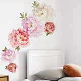 Nother Peonies Wall Decals Peony Floral Wall Decal Rose Bouquet Flowers Peel and Peony
