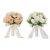 Wedding Bridal Bouquet Artificial Flowers Elegant Multi Colors for Bridal Shower Bouquet