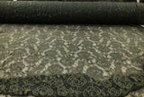 Embroidered Stretch Lace Apparel Fabric Sheer Rose Floral Dark Moss XX210 Flowering Plants