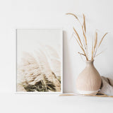 Pampas Grass Botanical Poster Premium Quality Choose your Size Pampas Grass